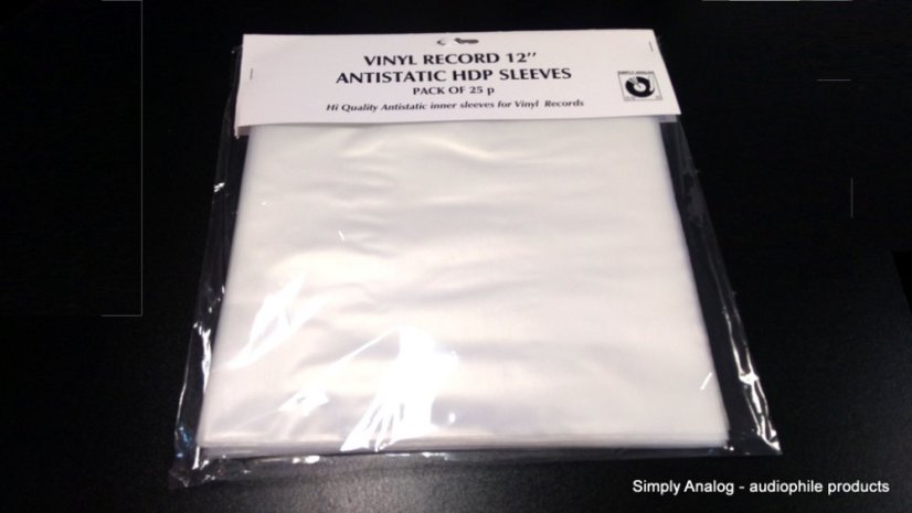 Simply Analog - 12" ANTISTATIC HDP SLEEVES