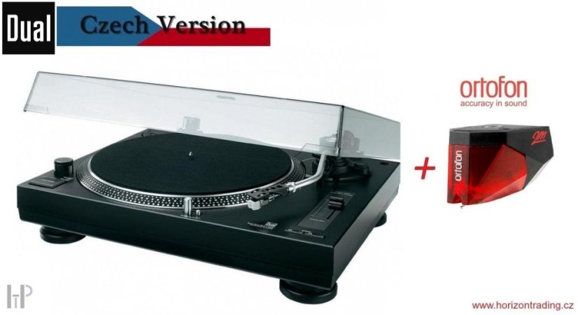 DUAL DTJ 301 USB + Ortofon - Přenosky: Ortofon 2M RED