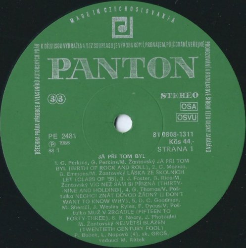 Pavel Bobek – Já Při Tom Byl LP