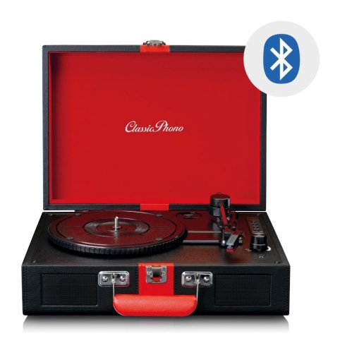 Lenco TT-110BKRD - gramofon s reproduktory a Bluetooth - Barva: Modrá