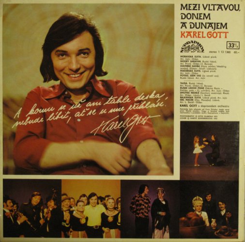 Karel Gott – Mezi Vltavou, Donem A Dunajem LP