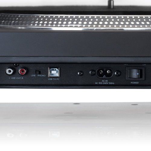 Lenco L-3809 - gramofon s přímým náhonem - Barva: Modrá
