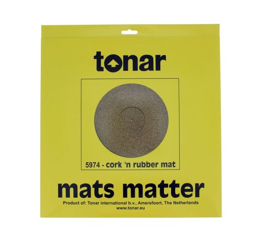 Tonar Cork & Rubber mixture turntable mat