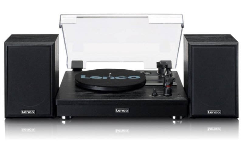 Lenco LS-101BK - gramofon se samostatnými reproduktory a BT