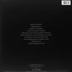 AC/DC - Back in Black LP