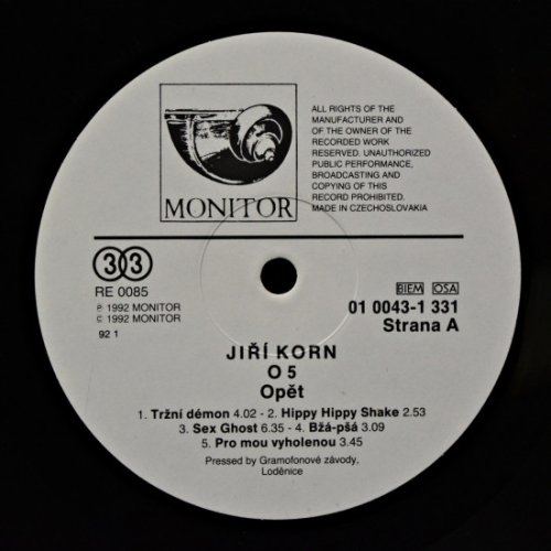 Jiří Korn – O 5 (Opět) LP