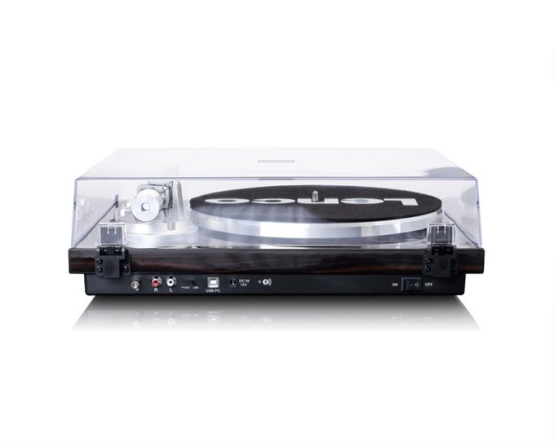 Lenco LBT-188 - Hi-Fi gramofon, kovový talíř, raménko s anti-skatingem - Barva: Černá