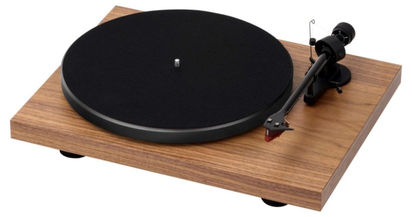 Pro-Ject Debut E Carbon + Ortofon 2M-Red - Barva: Černá - Piano lak