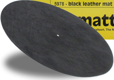 Tonar Black Leather Mat
