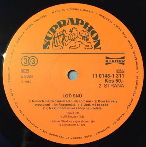 Karel Gott – Loď Snů LP