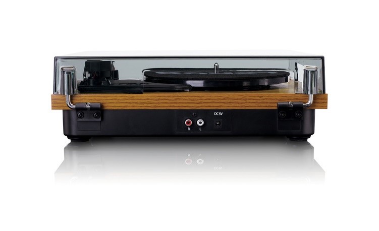 Lenco LS 10 - Gramofon s vestavěnými reproduktory - Barva: Černá