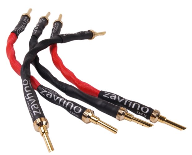 1877PHONO Zavfino - Gold Plated OCC Jumpers (4ks)