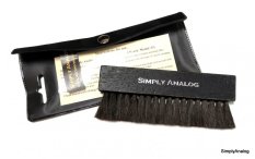 Simply Analog  - Anti-static Wooden Brush Cleaner S/1 Black