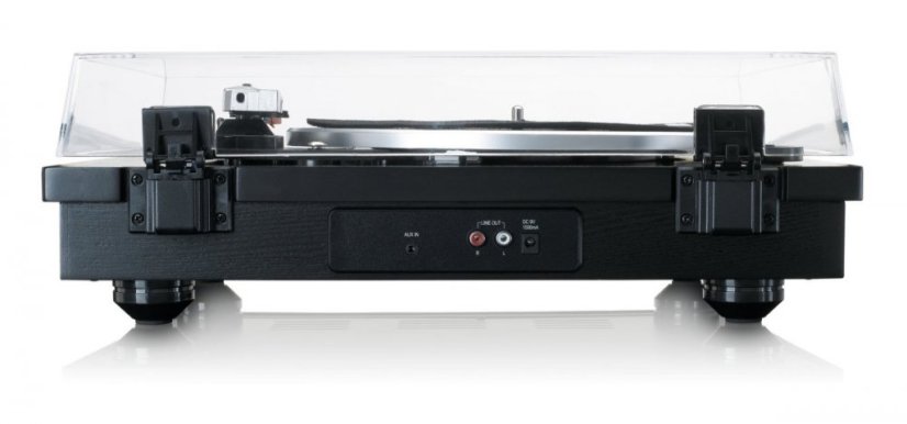 Lenco LS-55 - gramofon s Bluetooth, USB a vestavěnými reproduktory - Barva: Černá