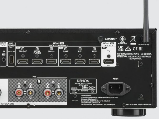 Denon DRA-900H - Barva: Černá