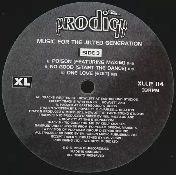 The Prodigy - Music For The Jilted Generation 2LP