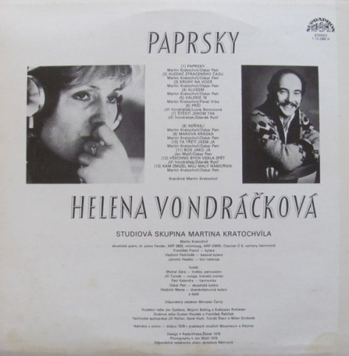 Helena Vondráčková – Paprsky LP