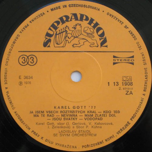 Karel Gott – Karel Gott '77 LP