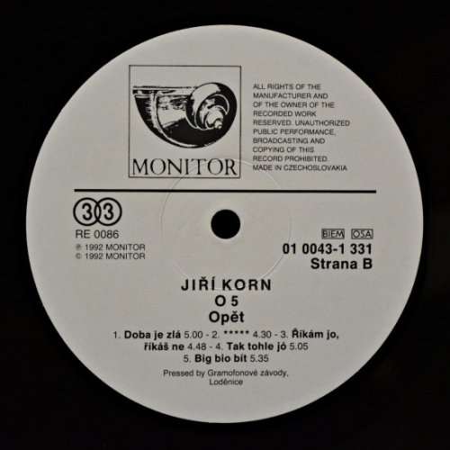 Jiří Korn – O 5 (Opět) LP