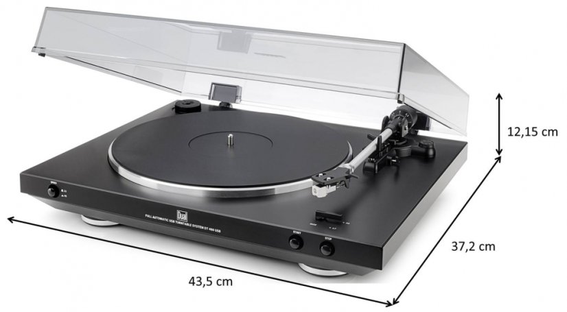 DUAL DT 400 USB + Ortofon OM 5E + LS 100 Active Monitor