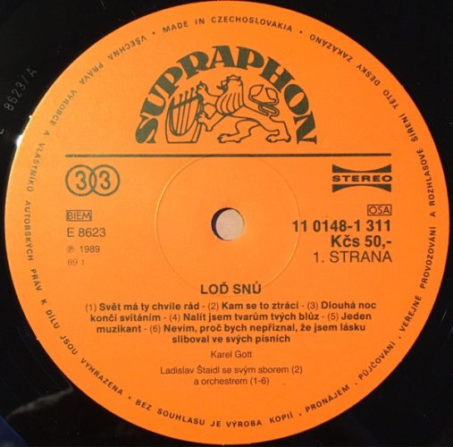 Karel Gott – Loď Snů LP