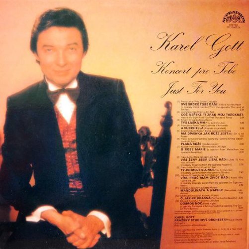 Karel Gott – Koncert Pro Tebe / Just For You LP