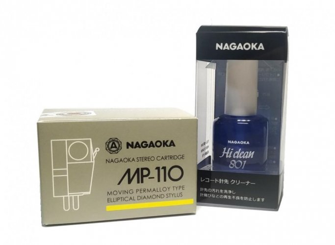 Nagaoka MP-110 + Nagaoka AM-801 stylus cleaner