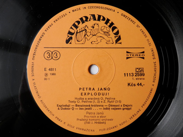 Petra Janů, Pro-Rock – Exploduj! LP