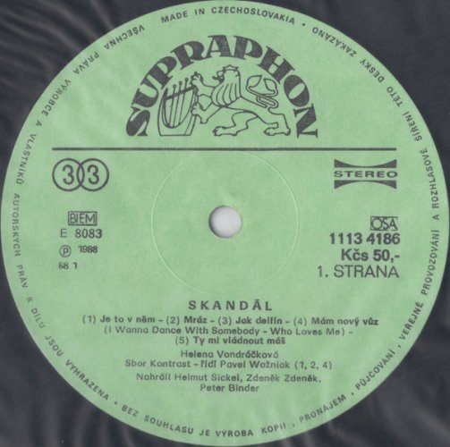 Helena Vondráčková – Skandál LP
