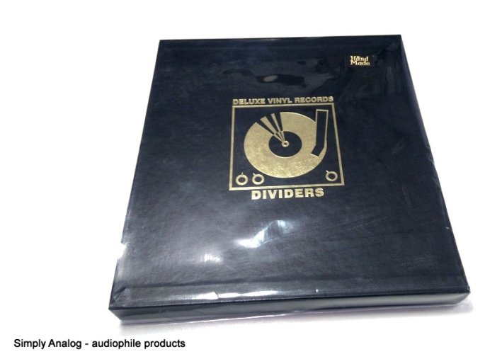 Simply Analog - DIVIDERS DE LUXE VINYL RECORDS BOXSET Barevné provedení: černé