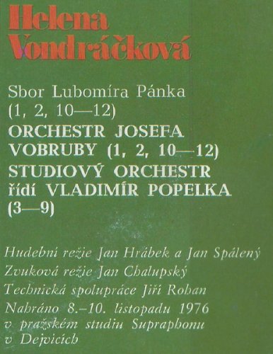 Helena Vondráčková – S Písní Vstříc Ti Běžím… LP