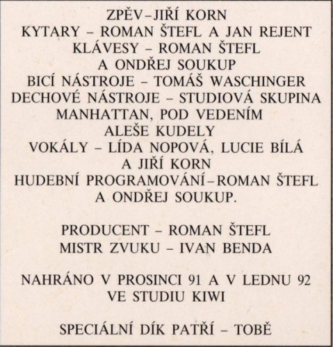 Jiří Korn – O 5 (Opět) LP