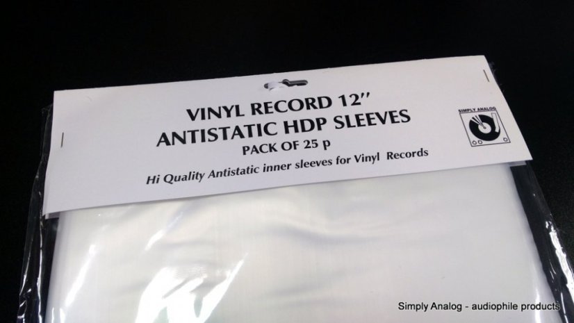 Simply Analog - 12" ANTISTATIC HDP SLEEVES