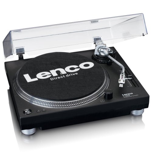 Lenco L-3809 - gramofon s přímým náhonem - Barva: Modrá