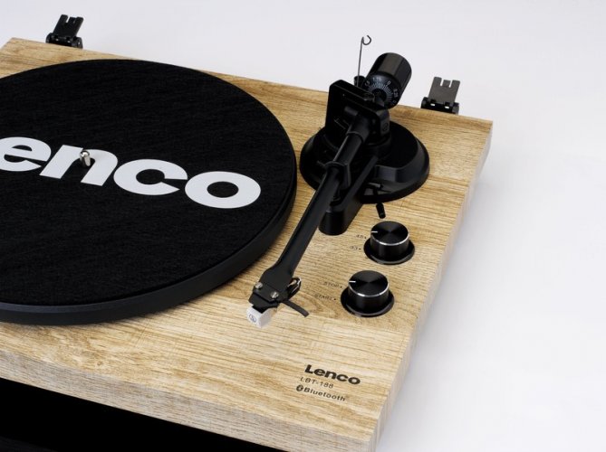Lenco LBT-188 - Hi-Fi gramofon, kovový talíř, raménko s anti-skatingem - Barva: Ořech