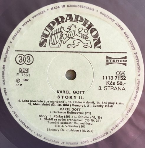Karel Gott – Story 2 LP