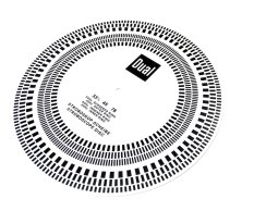 Šablona DUAL Stroboscope Disc-Acryl