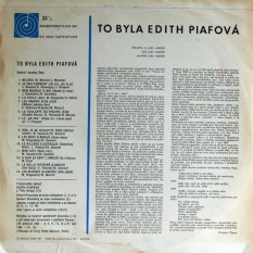 Édith Piaf– To Byla Édith Piaf LP