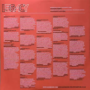 David Bowie - Legacy 2LP