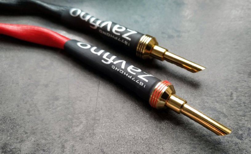 1877PHONO Zavfino - Gold Plated OCC Jumpers (4ks)