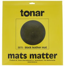 Tonar Black Leather Mat