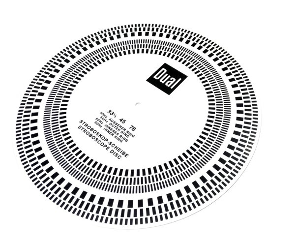 Šablona DUAL Stroboscope Disc-Acryl