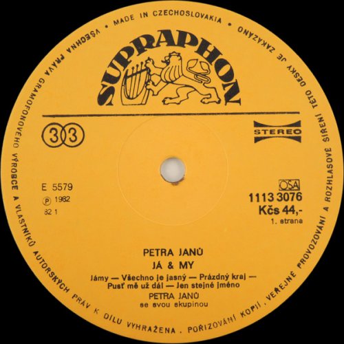 Petra Janů – Já & My LP