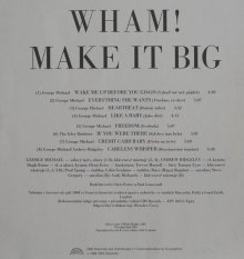 WHAM! - MAKE IT BIG LP