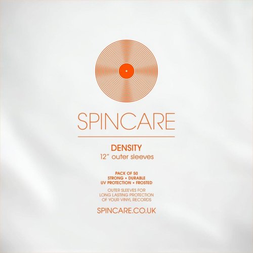 Spincare DENSITY 12 Inch 400g Polythene Outer Vinyl Record Sleeves 50ks