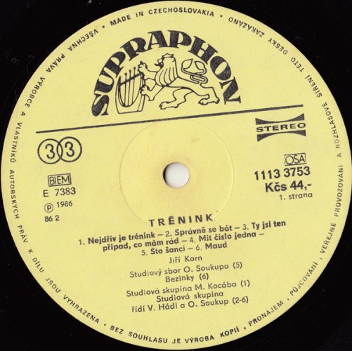Jiří Korn – Trénink LP