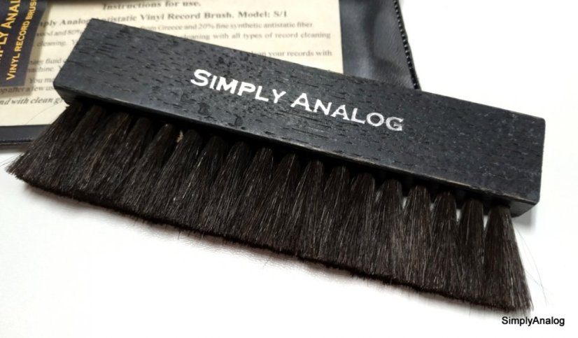 Simply Analog  - Anti-static Wooden Brush Cleaner S/1 Black