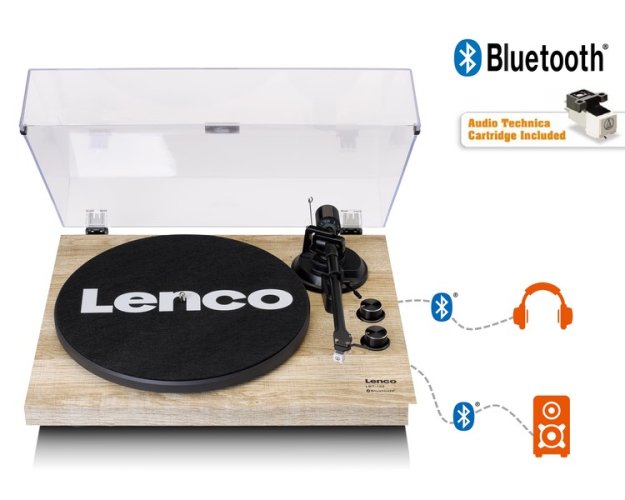 Lenco LBT-188 - Hi-Fi gramofon, kovový talíř, raménko s anti-skatingem - Barva: Černá