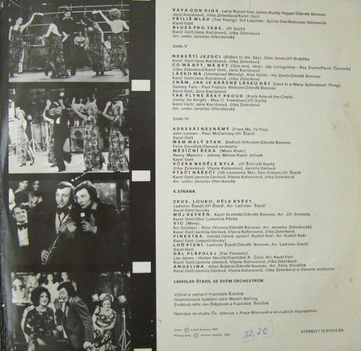 Karel Gott – Písně Z Televizního Seriálu "Zpívá Karel Gott" LP